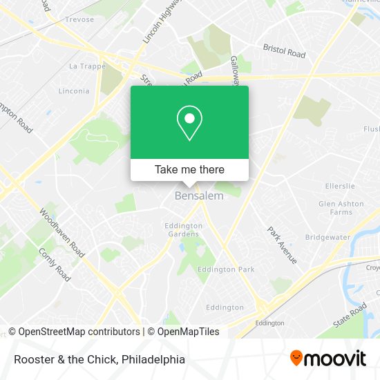 Mapa de Rooster & the Chick