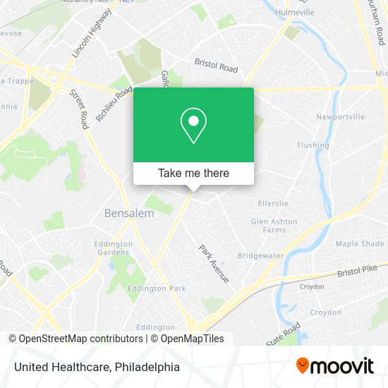 United Healthcare map