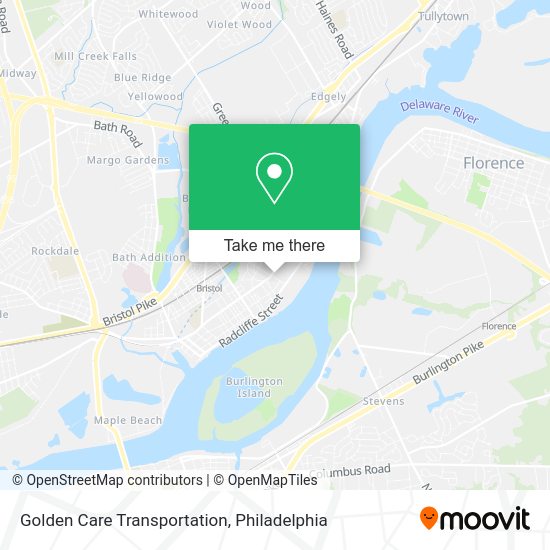Golden Care Transportation map