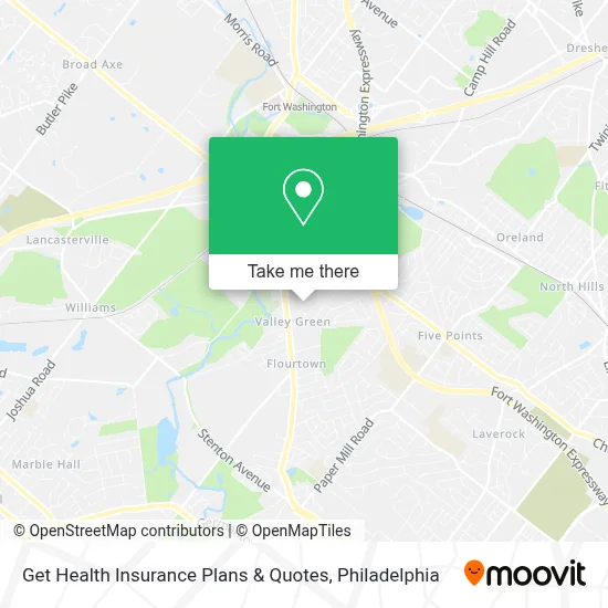Get Health Insurance Plans & Quotes map