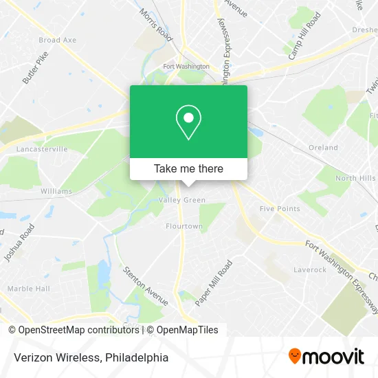 Verizon Wireless map