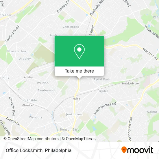 Office Locksmith map