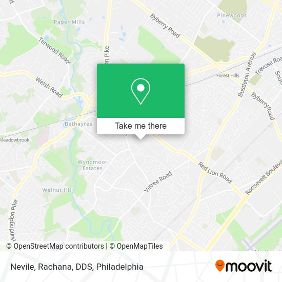 Nevile, Rachana, DDS map