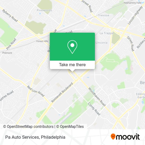 Mapa de Pa Auto Services