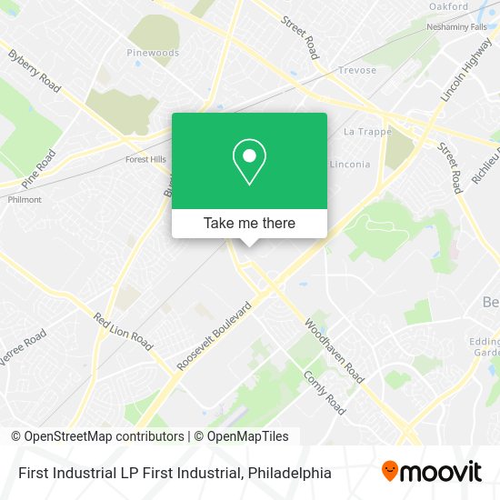 First Industrial LP First Industrial map