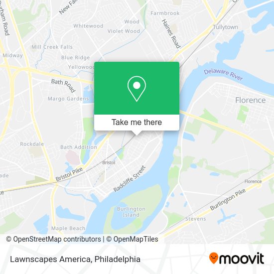Lawnscapes America map