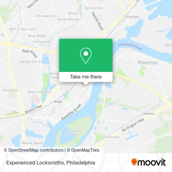 Experienced Locksmiths map