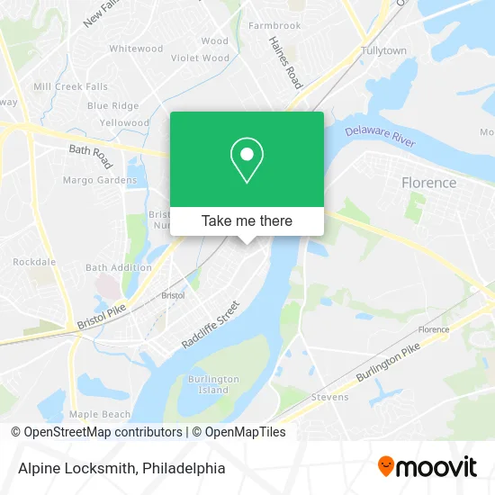 Alpine Locksmith map