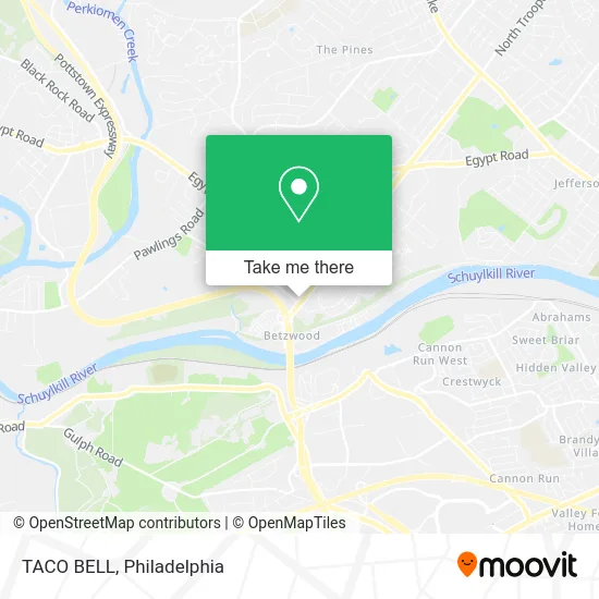 Mapa de TACO BELL