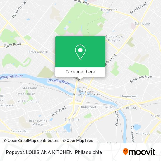Popeyes LOUISIANA KITCHEN map