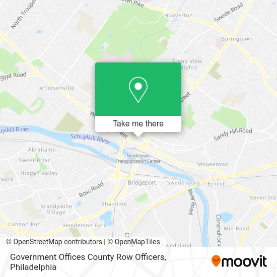 Government Offices County Row Officers map