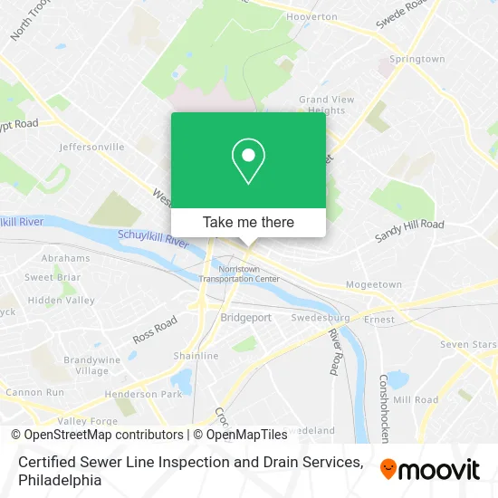 Certified Sewer Line Inspection and Drain Services map