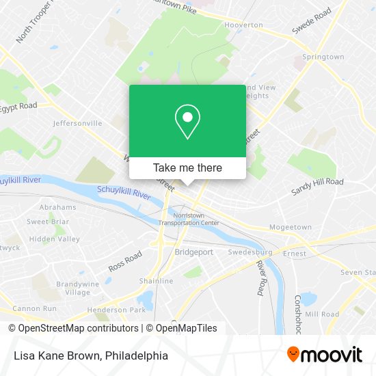 Lisa Kane Brown map