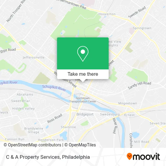 C & A Property Services map
