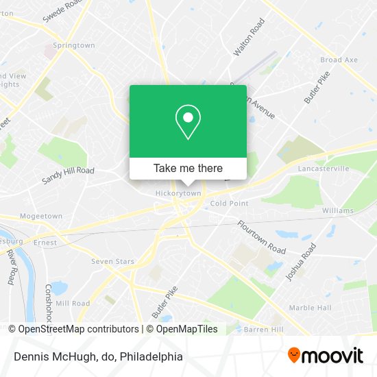 Mapa de Dennis McHugh, do