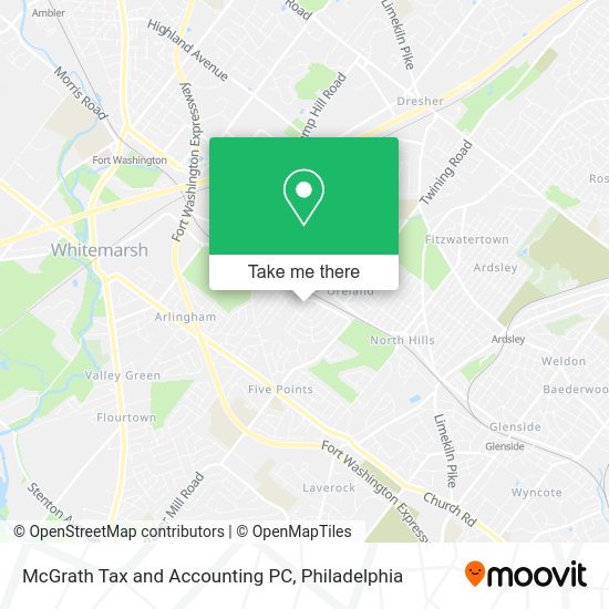 McGrath Tax and Accounting PC map