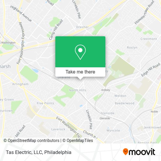 Mapa de Tas Electric, LLC