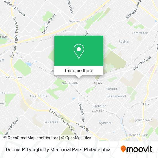 Mapa de Dennis P. Dougherty Memorial Park