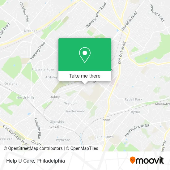 Help-U-Care map