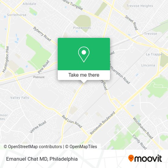 Emanuel Chat MD map