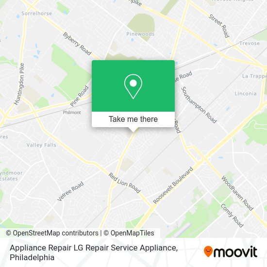 Appliance Repair LG Repair Service Appliance map