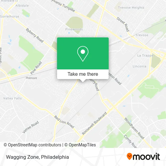 Wagging Zone map