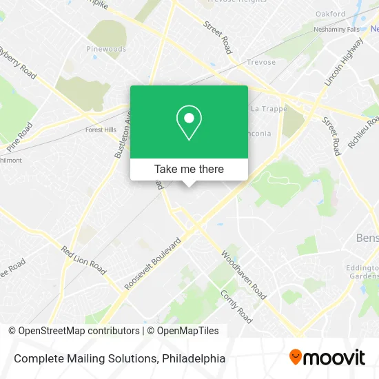 Complete Mailing Solutions map