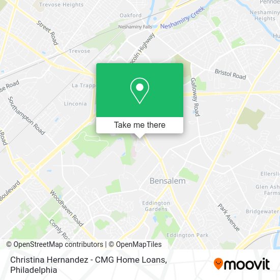 Christina Hernandez - CMG Home Loans map