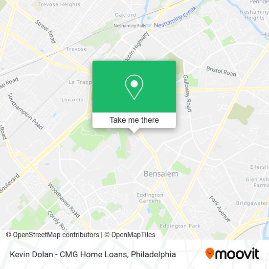 Kevin Dolan - CMG Home Loans map
