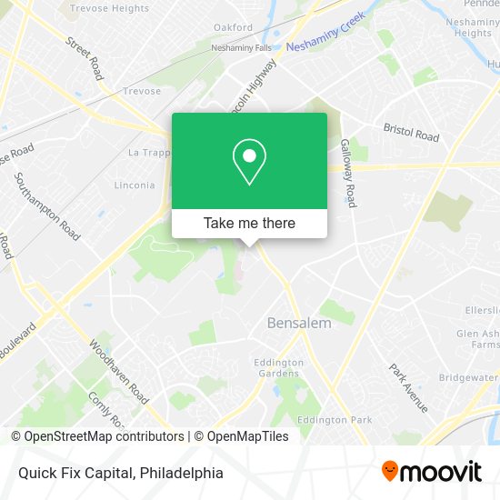 Mapa de Quick Fix Capital