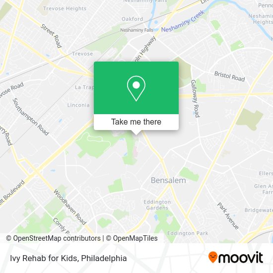 Mapa de Ivy Rehab for Kids