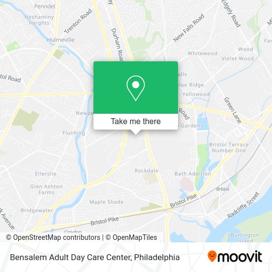 Bensalem Adult Day Care Center map