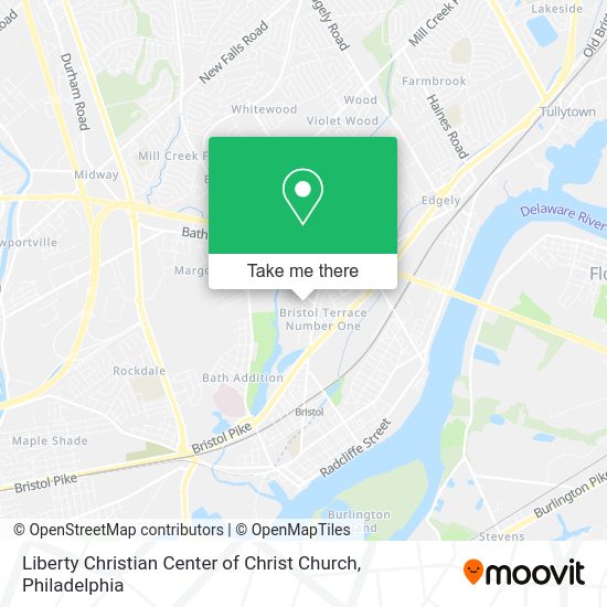 Mapa de Liberty Christian Center of Christ Church