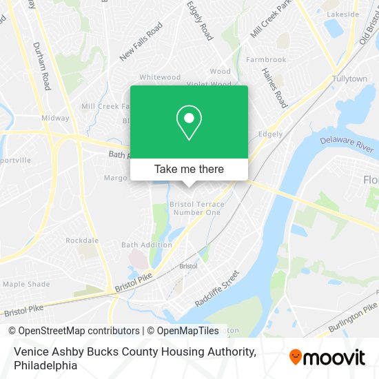 Venice Ashby Bucks County Housing Authority map