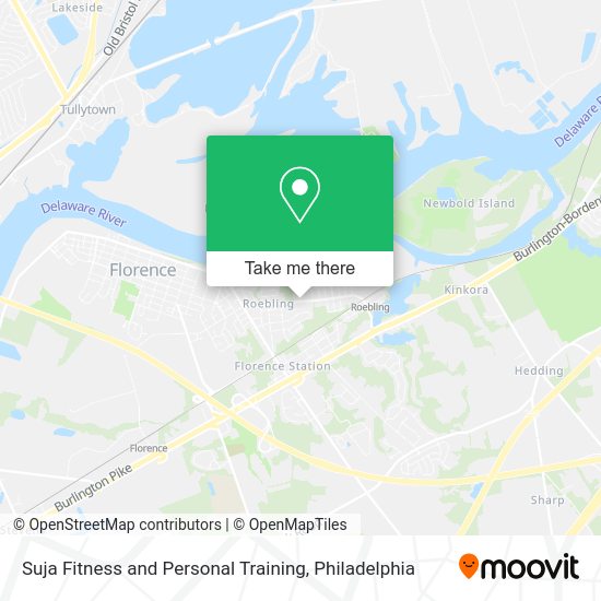 Suja Fitness and Personal Training map
