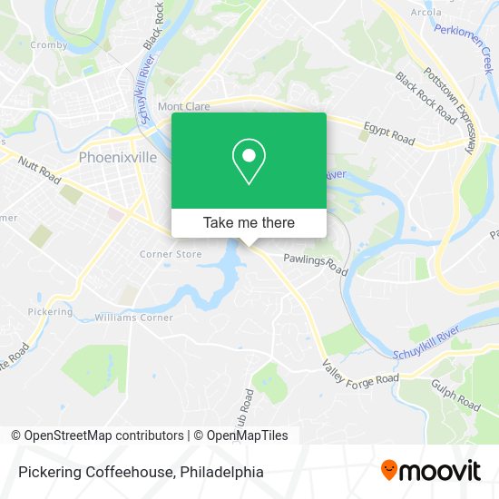 Pickering Coffeehouse map