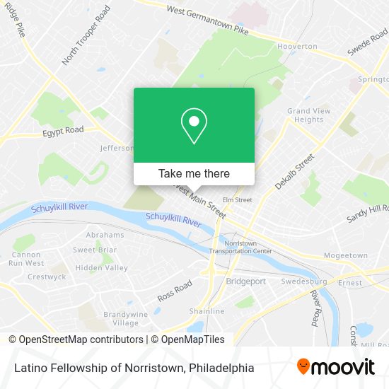 Latino Fellowship of Norristown map