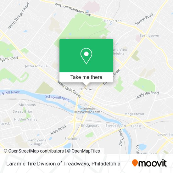 Mapa de Laramie Tire Division of Treadways
