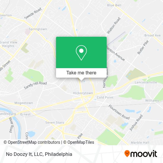 Mapa de No Doozy It, LLC