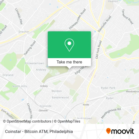 Coinstar - Bitcoin ATM map