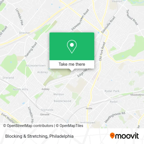 Blocking & Stretching map