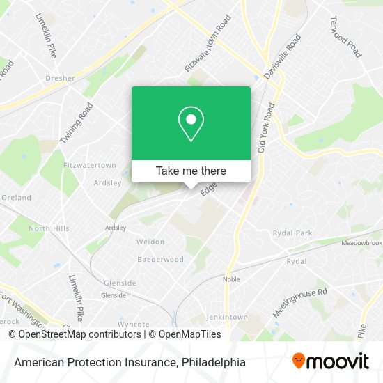 Mapa de American Protection Insurance