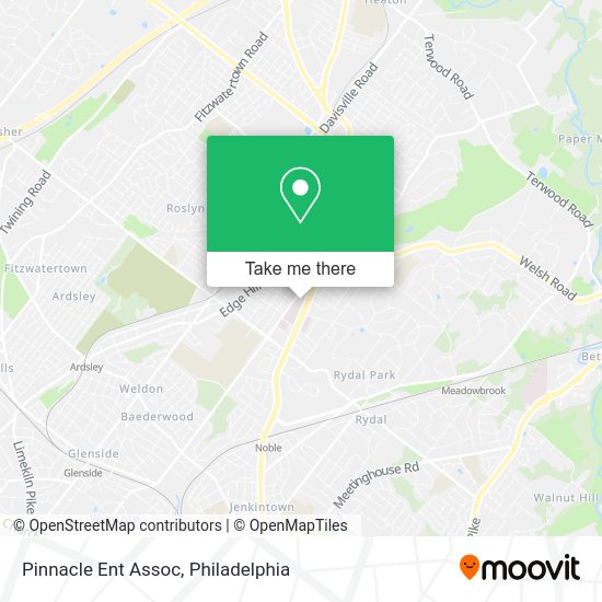 Pinnacle Ent Assoc map