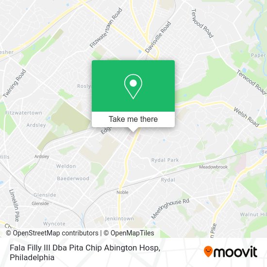 Mapa de Fala Filly III Dba Pita Chip Abington Hosp