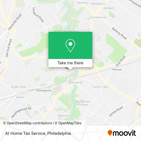 At Home Tax Service map