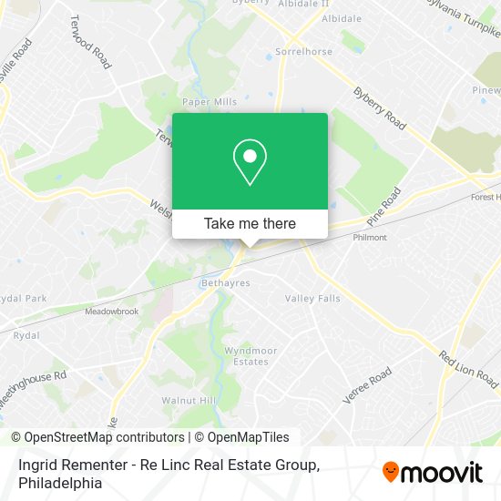 Ingrid Rementer - Re Linc Real Estate Group map