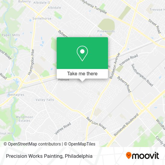 Precision Works Painting map