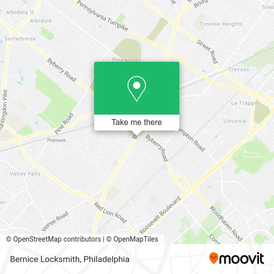Bernice Locksmith map