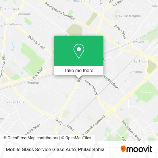 Mobile Glass Service Glass Auto map