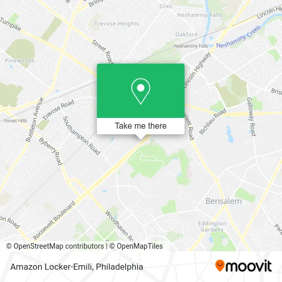 Amazon Locker-Emili map